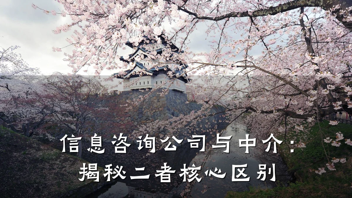 信息咨询公司与中介:揭秘二者核心区别