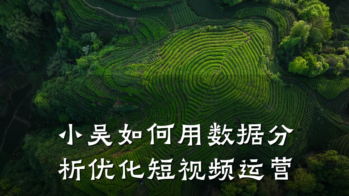 小吴如何用数据分析优化短视频运营