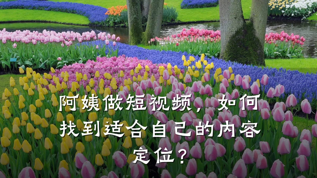 阿姨做短视频，如何找到适合自己的内容定位？