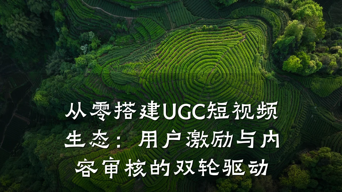从零搭建UGC短视频生态：用户激励与内容审核的双轮驱动
