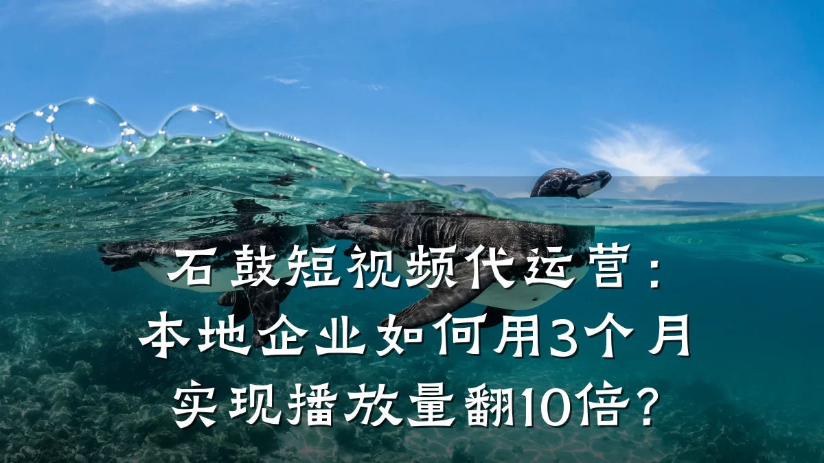 石鼓短视频代运营:本地企业如何用3个月实现播放量翻10倍?