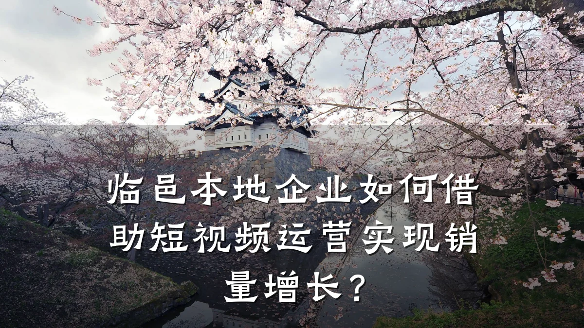 临邑本地企业如何借助短视频运营实现销量增长？