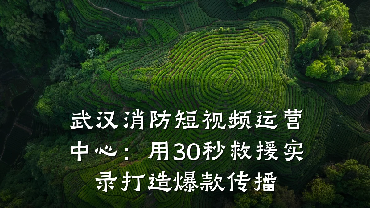 武汉消防短视频运营中心:用30秒救援实录打造爆款传播