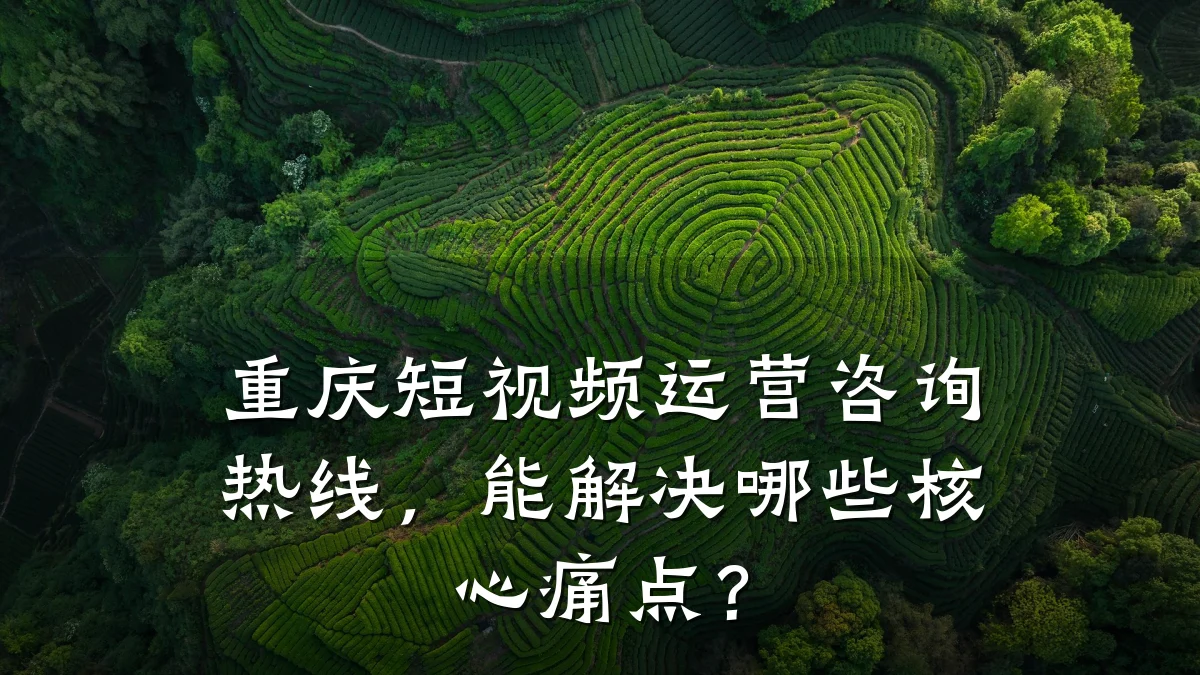 重庆短视频运营咨询热线，能解决哪些核心痛点？
