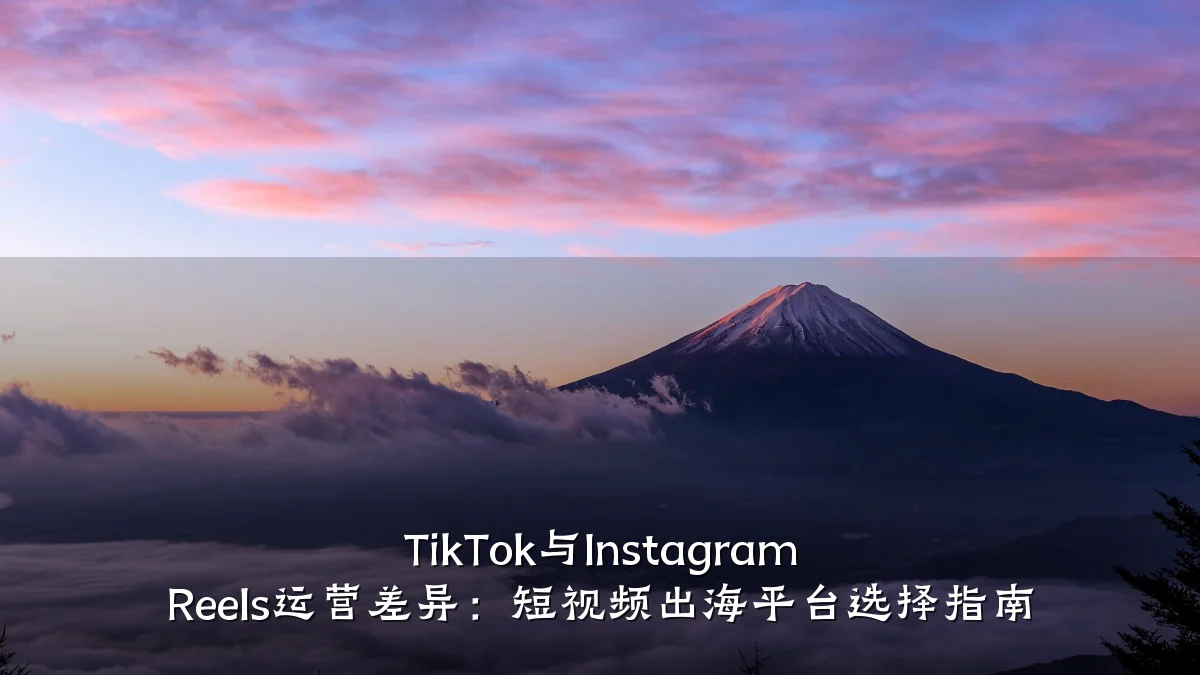 TikTok与Instagram Reels运营差异：短视频出海平台选择指南