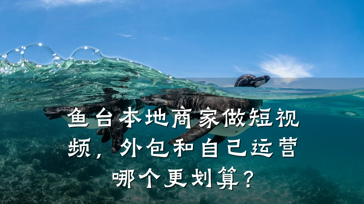 鱼台本地商家做短视频，外包和自己运营哪个更划算？