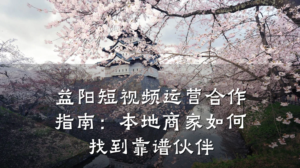 益阳短视频运营合作指南：本地商家如何找到靠谱伙伴