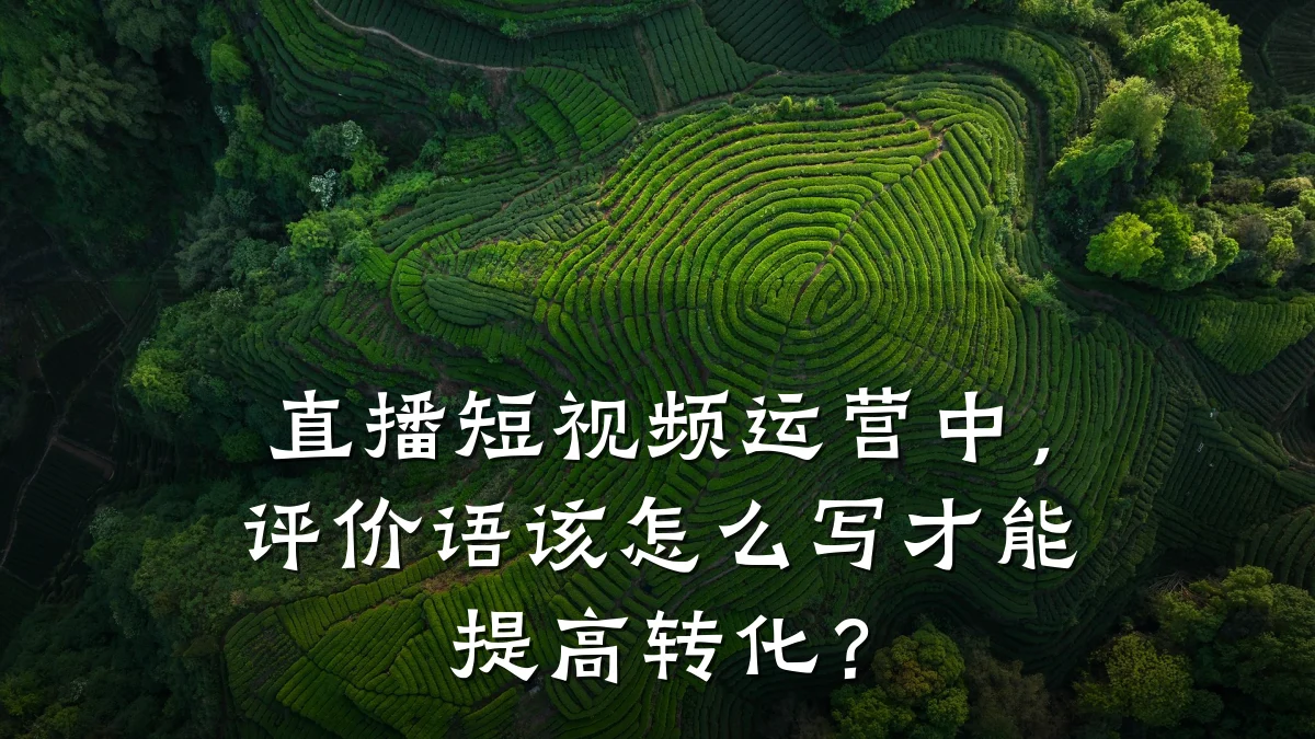 直播短视频运营中，评价语该怎么写才能提高转化？
