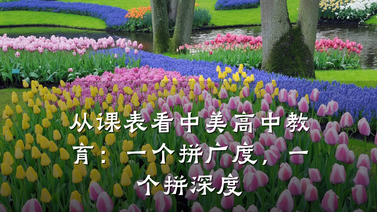 从课表看中美高中教育：一个拼广度，一个拼深度