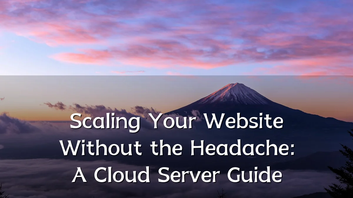 Scaling Your Website Without the Headache: A Cloud Server Guide